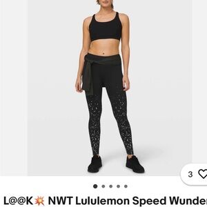 Lululemon Speed Wunder Tight 28” Leggings Spark aside 4